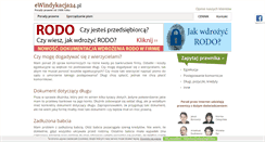 Desktop Screenshot of ewindykacja24.pl